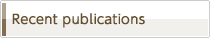 Recent publications